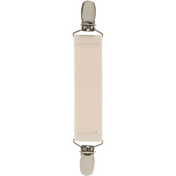 Hold'Em Elastic Scarf and Hat Clips Attacher Extra Heavy Clips  - Ivory - Picture 1 of 7